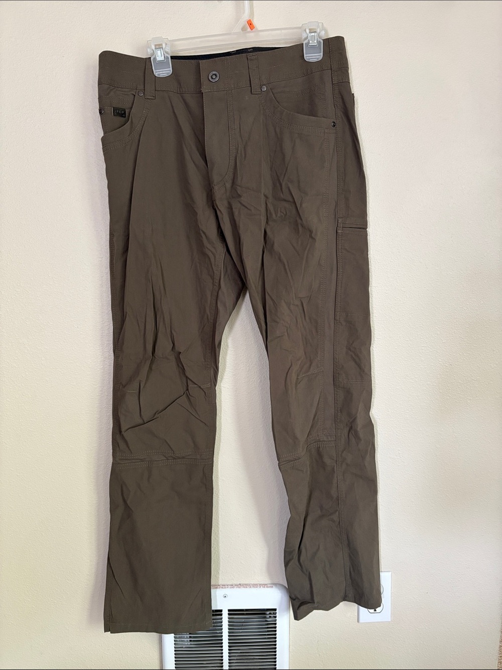 Kuhl Men's Cargo Pants in Grey Brown